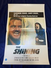 The Shining 1980 Original Movie Poster Belgian Brussels 13.5X28 Stanley Kubrick
