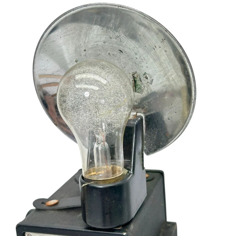 Kit completo de cámara fotográfica flash torre vintage bombilla y accesorio de flash con estuche Foto 3 de 4