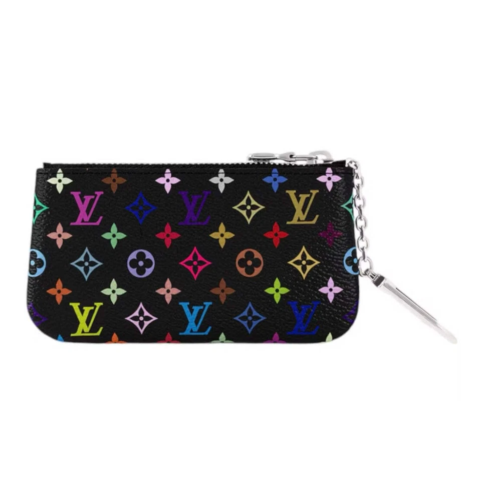 Louis Vuitton x Takashi Murakami Key Pouch Black Multicolored - Image 2 of 4