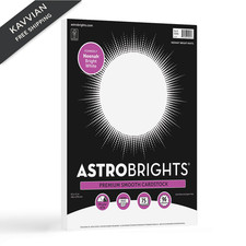 Astrobrights/Neenah Bright White Cardstock, 8.5" x 11", 65 8.5 x 11,