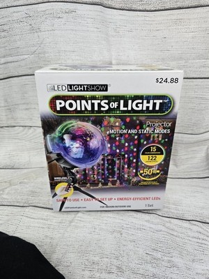 Points Of Light Projector Led Lughts Show Motion Static Modes 122 Effects