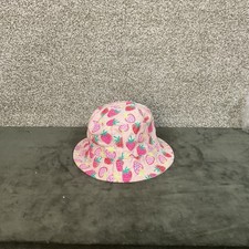 Wonder Nation Toddlers Floral Bucket Style Sunhat One Size Strawberries