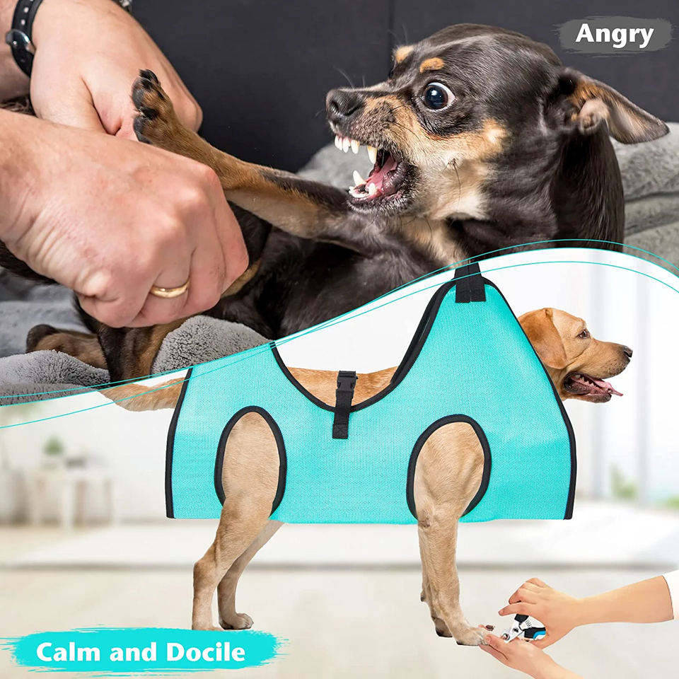Dog Grooming Hammock Upgrade Pet Grooming Harness for Nail Trimming