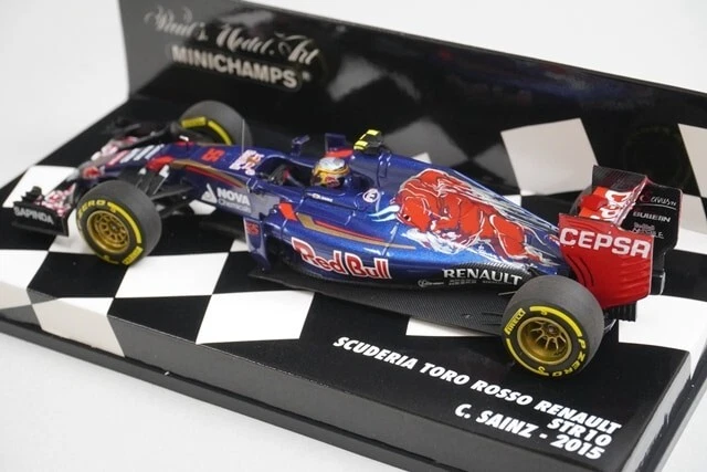 1:43 MINICHAMPS 417150055 Scuderia Toro Rosso Renault STR10 2015 #55 model car - Image 2 of 4