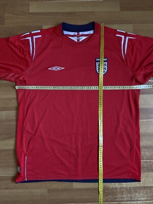 ENGLAND 2004 2006 AWAY FOOTBALL SHIRT SOCCER JERSEY UMBRO sz XL