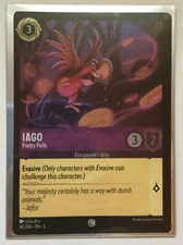 Iago, Pretty Polly 40/204 Foil Common Lorcana Into the Inklands Card