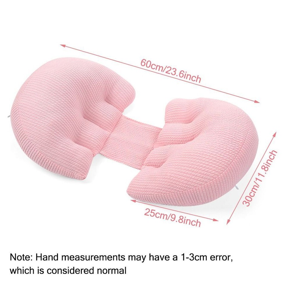 UShaped Pregnancy Pillow for Side Sleeper for Belly, Waist, Back