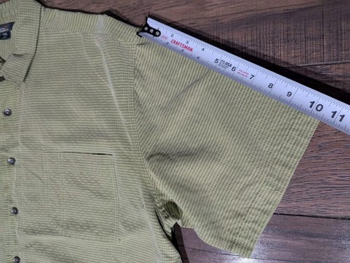 Royal Robbins Button Up Rayon Blend Shirt Mens XXL Relaxed Fit Sage Green Plaid - Picture 8 of 14