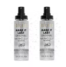 MILANI Make It Last Original - Natural Finish Setting Spray LOT OF 2