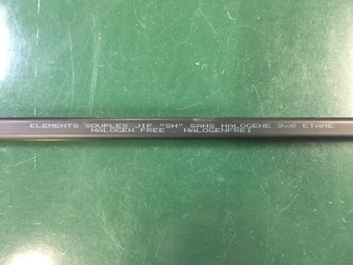 Halogenfreies Kupferband isoliert 9x6mm 160A - Picture 2 of 2
