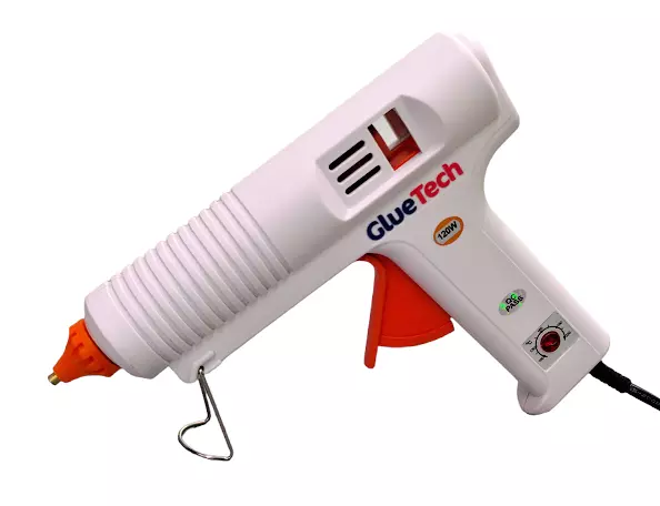 Hot Melt Glue Gun 120W Professional set Adjustable Temperature + Glue Sticks