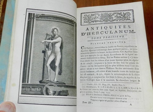 1781 ANTIQUITÉS D'HERCULANUM Herculanum Antiquities 281 Engraved Plates by David - Picture 15 of 23