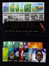 ALDERNEY  2010  YEAR SET  COMMEMORATIVES  5  SETS  +  2  MINISHEETS  MNH