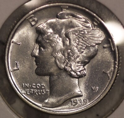 1939 P Mercury Dime GEM BU! 39P818 | eBay