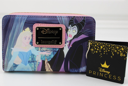 Loungefly Disney Princess Sleeping Beauty Zipper Wallet Maleficent Faux Leather - Bild 4 von 12