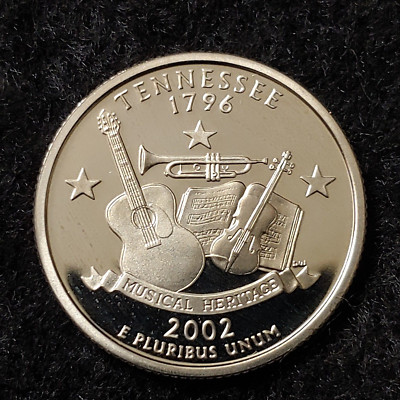 2002-S Tennessee State Clad S Proof Quarter uncirculated | eBay