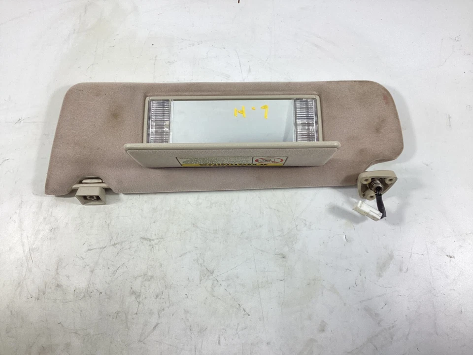 Jaguar XJ8 1998-2003 Vanden Plas lado izquierdo del conductor parasol con espejo retrovisor OEM. Foto 3 de 4