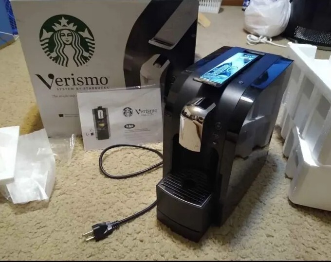 Starbucks Verismo 580 Base Brewer 1500W Coffee Machine Silve