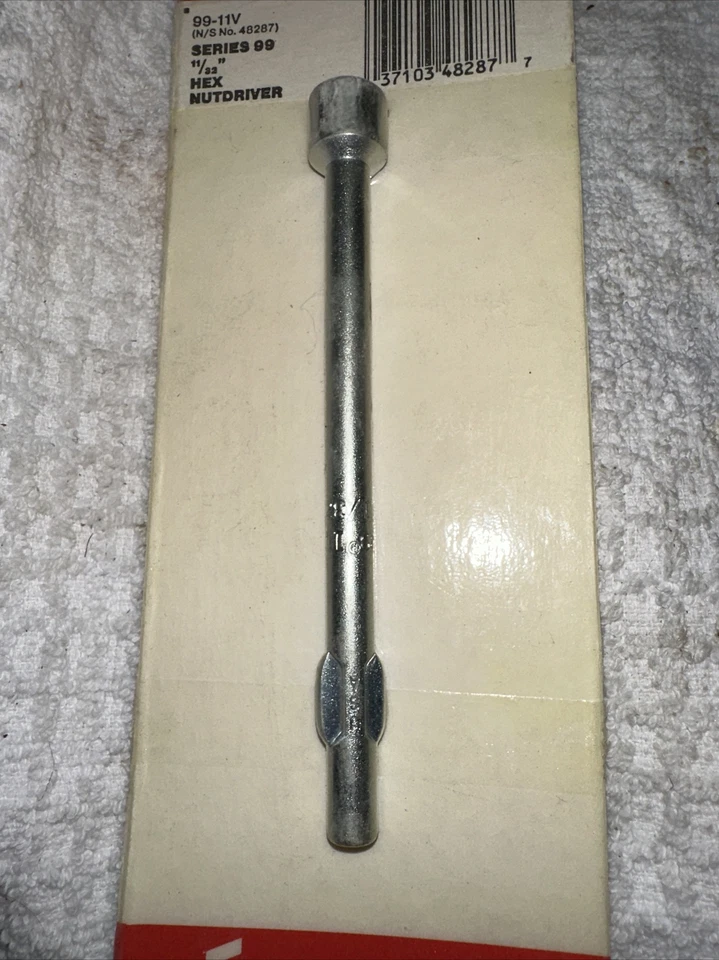 Xcelite 9911V 11/32" Hex Nutdriver for 99 Series Handle Made in USA - Image 3 of 4