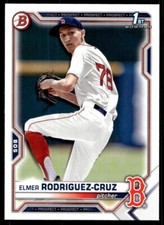 2021 Bowman Draft Elmer Rodriguez-Cruz G522 Boston Red Sox #BD-37