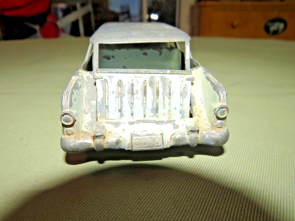 DE COLECCIÓN TOOTSIETOY RARO METAL FUNDIDO 7"L 1958 PONTIAC SAFARI STATION WAGON COCHE DE JUGUETE Foto 4 de 4