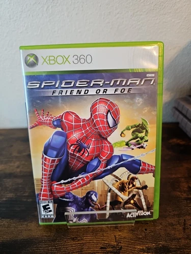 Spider-Man: Friend or Foe (Microsoft Xbox 360) CIB with manual tested working
