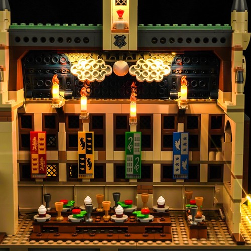 LocoLee LED Licht Kit für Lego 76435 Hogwarts™ Schloss: Die große Halle Beleuchtung - Bild 6 von 18