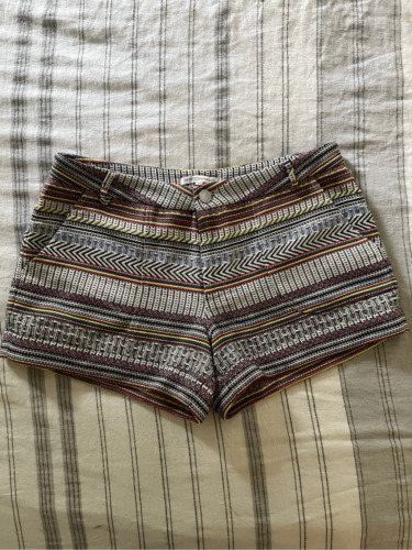 Rebecca Minkoff multicolored printed shorts size 6