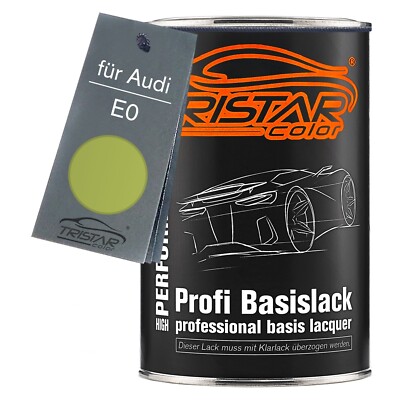 Autolack Dose spritzfertig für Audi E0 Primaveragrün Basislack 1,0 Liter 1000ml