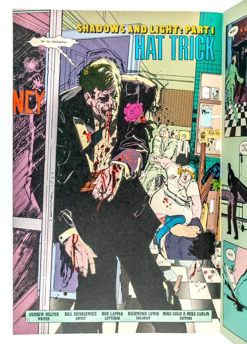 The Shadow #1 (1987 DC Comics) Shadows & Light by Helfer Bill