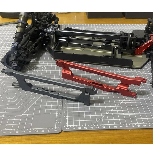 CNC Aluminum alloy one-piece support Middle support for Tekno EB48 2.0 ET48 2.0 - Picture 4 of 7