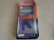 NEW Shock Doctor Gel Max Convertible Mouthguard, Youth Age 10- Blue