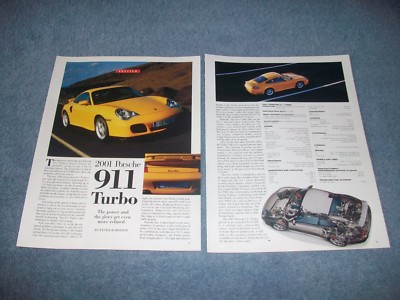 2001 Porsche 911 Turbo Info Article ''The Power And The Glory Get Even More...''