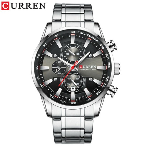 CURREN Uhren Herren Luxusmarke Uhr Sport Wasserdicht Chronograph Quarz Luxus - Bild 18 von 18