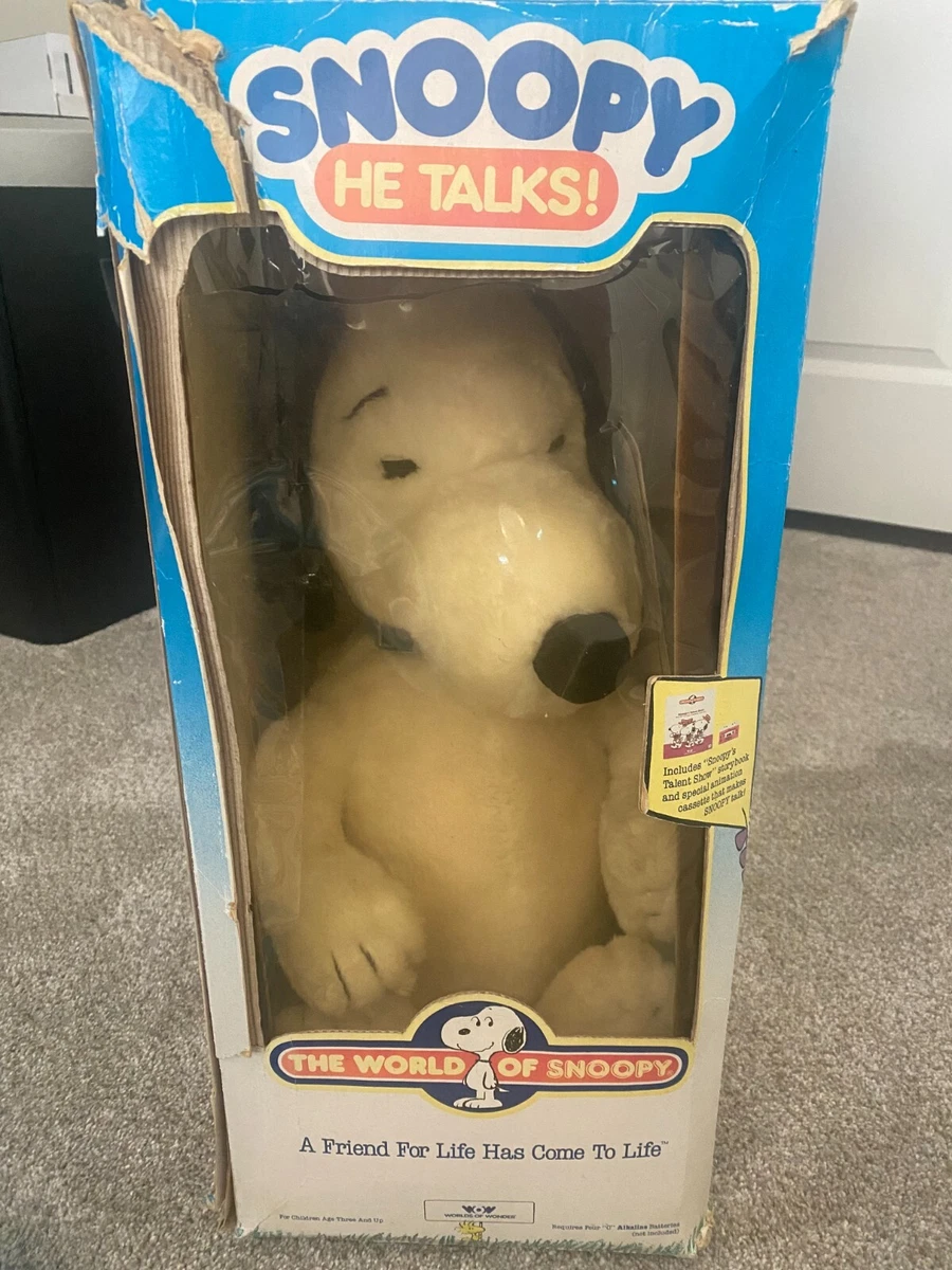 Worlds Of Wonder Talking Snoopy Cassettes and Books Complete