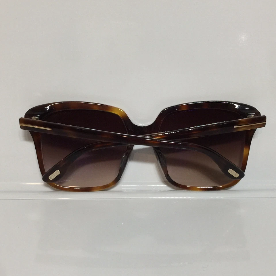 Новые большие пластиковые женские солнцезащитные очки Tom Ford Faye-02 TF788-F 53F Havana 58 мм - Изображение 4 из 4