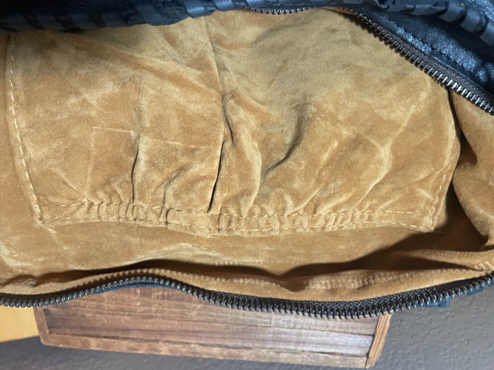 Patricia Nash Black Leather Satchel Purse Bag for… - image 10
