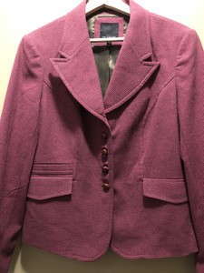 dark pink blazer