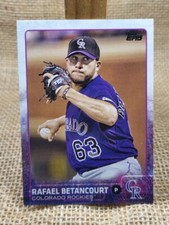 2015 Topps Update Series Rafael Betancourt Baseball Card US314 Rockies A3