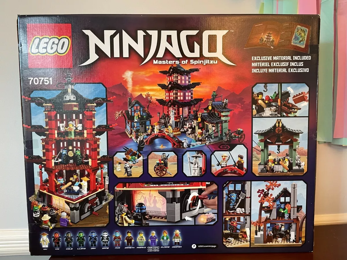Lego ninjago temple hot sale of airjitzu ebay