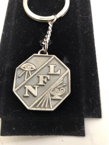 Nowy brelok Kirk Stieff Pewter NFL Eye of Providence Ośmiokątny charm - Zdjęcie 5 z 5