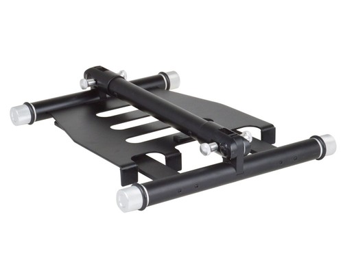 Portable Folding Adjustable DJ Laptop Stand w/ Removable Sub Tray - Picture 2 of 5