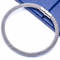 Holiday Item Silver Mesh Made In Italy .925 Sterling Silver Bracelet 7 on sale Holiday Item Silver Mesh Made In Italy .925 Sterling Silver Bracelet 7 on sale