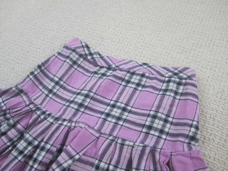 Falda polar Disney Lilo & Stitch niñas 14-16 rosa a cuadros cintura alta algodón Foto 2 de 4