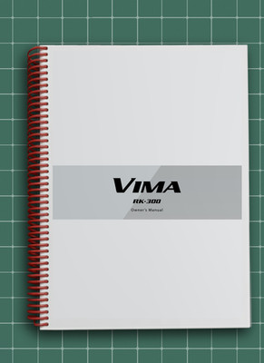 Roland Vima RK-300   2 in 1 Owners Manual Guide Guide   257 Pages   USA Made