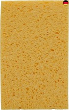 NIGRIN Auto-Schwamm Viskose, 16 x 10 x 4 cm, eckig, gelb, extrem saugstark
