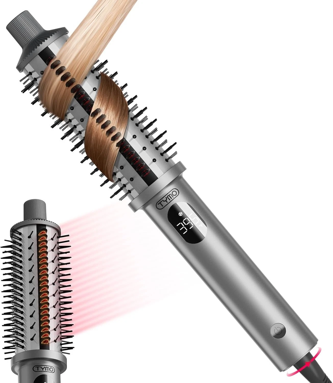 TYMO STYLUX PRO Thermal Curling Brush - Thumbnail 2