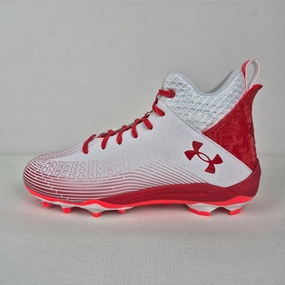 NEW Under Armour Hammer MC 2.0 Cleats Men\'s Size 11.5  Red White Under Armour Men main image 3