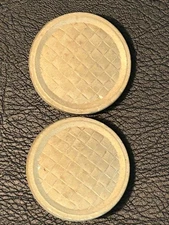 New 2 HORSE BRIDLE ROSETTES