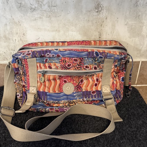 Kipling Floral Summer Fun Nylon Crossbody shoulder bag